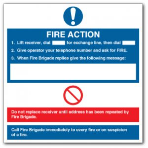 FA2-FIRE ACTION - Lift receiver...