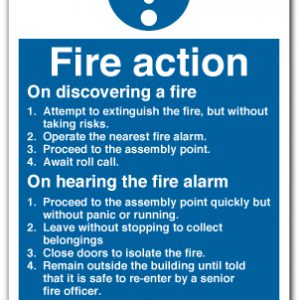 FA4-Fire action - Attempt to extinguish the fire, but without...