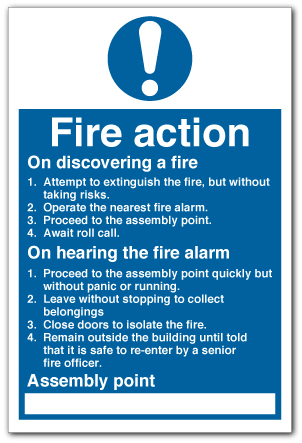FA4-Fire action - Attempt to extinguish the fire, but without...
