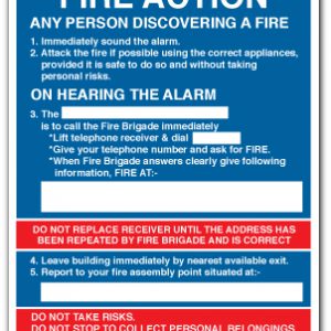 FA6-Fire action - Immediately sound the alarm...
